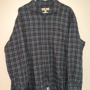 Duck Head Blue and Black Lightweight Shirt Jacket